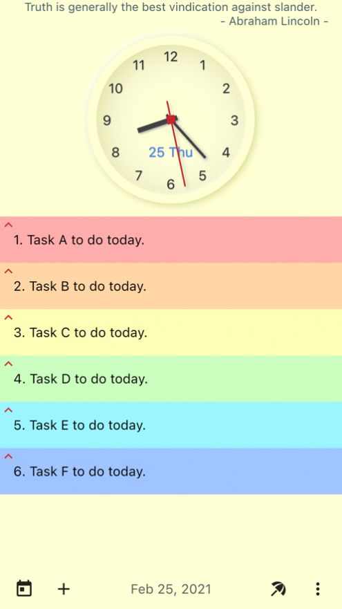 一天六件事日程管理app功能图片