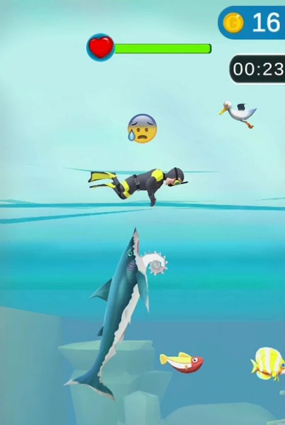 鲨鱼狂潮3D游戏特色图片