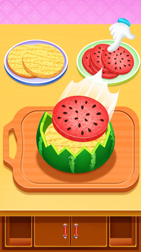 制作美味蜜瓜蛋糕游戏红包版图片1