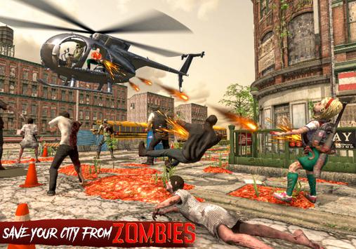空军僵尸射手救援3D游戏安卓版（Airforce Zombie Shooter Rescue 3D）图片1