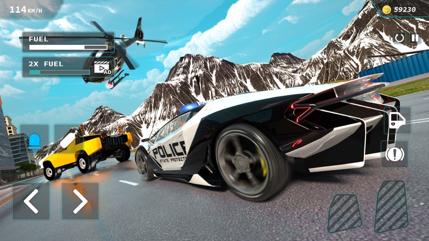 Police Real Chase Car 3D游戏特色图片