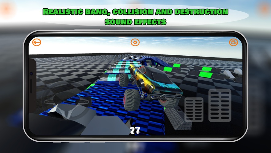 怪物卡车战斗游戏手机版（Monster Truck Combat）图片1