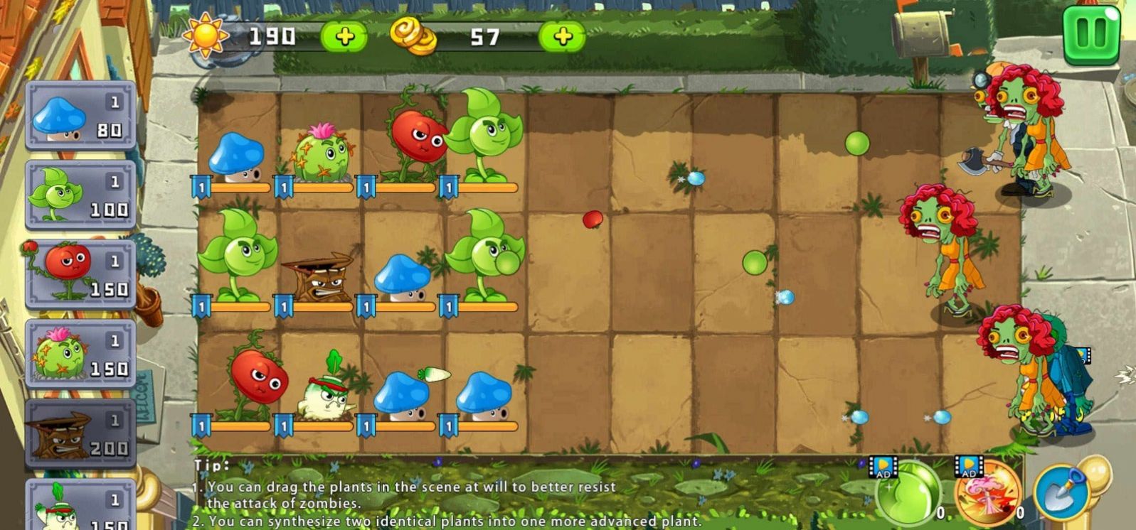 大战僵尸植物保卫战游戏安卓版图片1