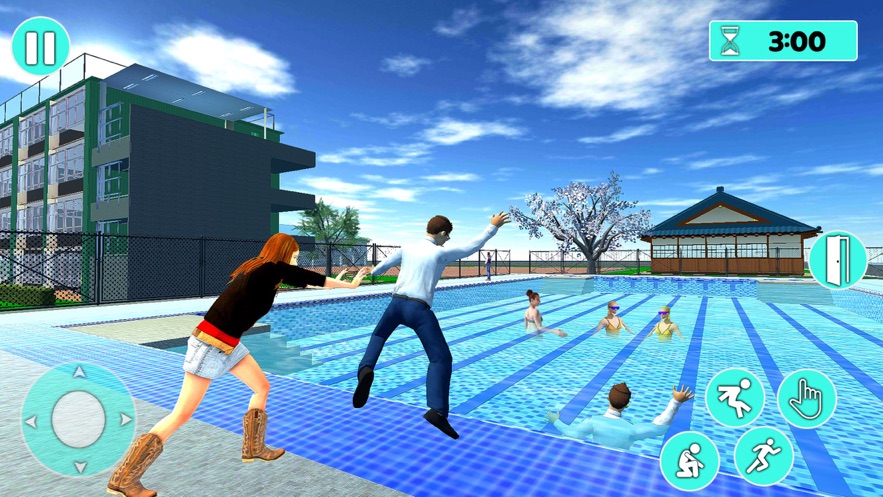 动漫坏女孩学校生活3D游戏最新版图片1
