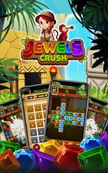 珠宝粉碎2021游戏安卓版（Jewels Crush Jungle Puzzle）图片1