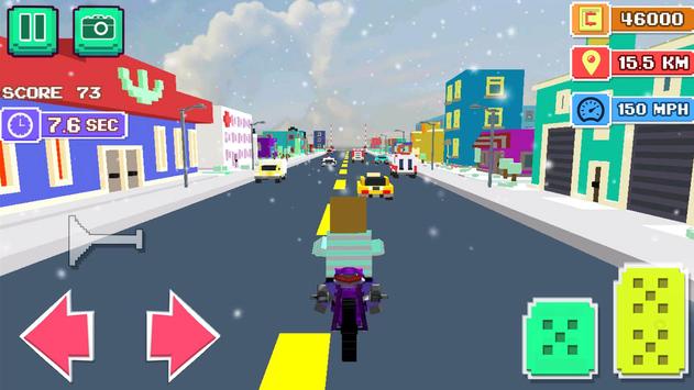 方块摩托骑士游戏安卓版（Blocky Moto Rider）图片1