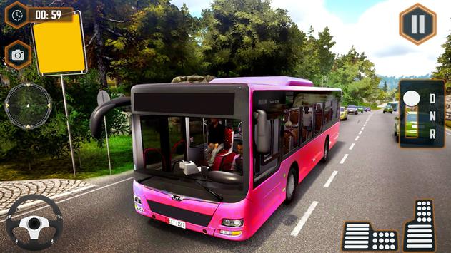 巴士教练停车和驾驶模拟游戏安卓版（Real City Bus Parking Driving）图片1