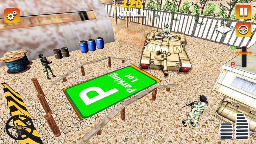 陆军坦克停放游戏免费版（Army Tank Parking Tank Game）图片1