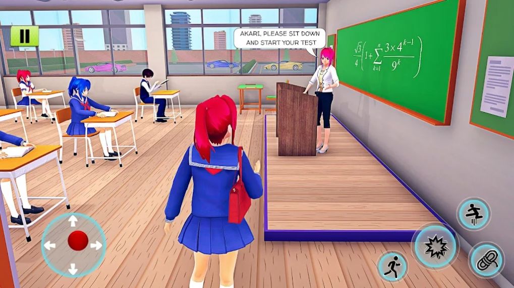 动漫高中女生模拟器3D中文版最新版图片1