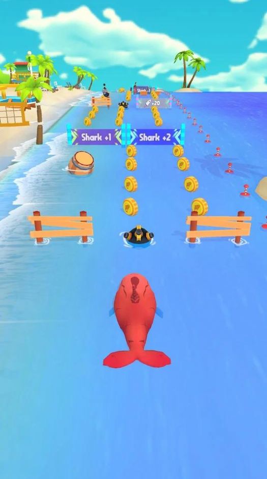 鲨鱼奔跑游戏安卓版（Shark Run 3D）图片1