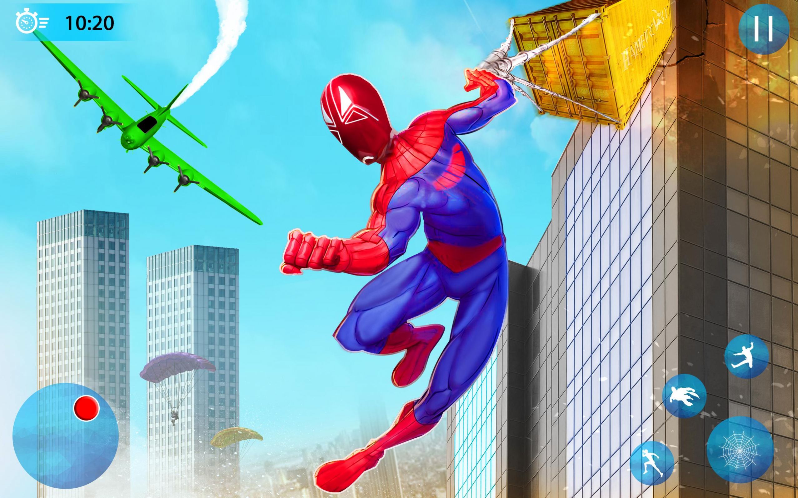 蜘蛛绳英雄机器人游戏安卓版图片1