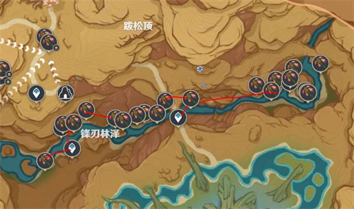 原神悼灵花全采集路线图一览