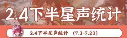 鸣潮2.4能拿到多少星声