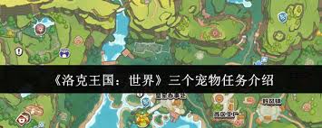 洛克王国世界三个宠物任务是什么
