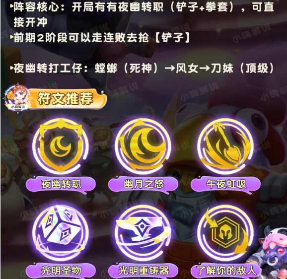 云顶之弈S11夜幽九五阵容强度怎么样