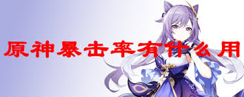 原神暴击率有啥作用