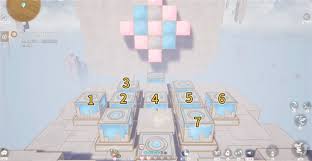 无限暖暖2.0伊赞之土谜题空间奇想星踩方块谜题怎么过