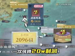 逆水寒航海贸易各产品利润表是什么