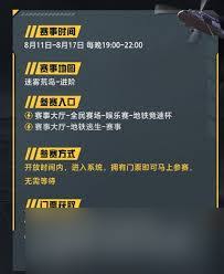 2025年和平精英地铁逃生竞速杯参赛指南最新消息有哪些