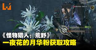 怪物猎人荒野一夜花的月华粉怎么速刷