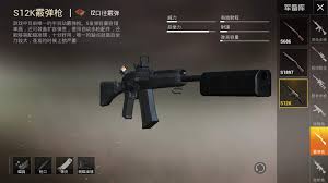 和平精英SS12中不能装消音的枪有哪些